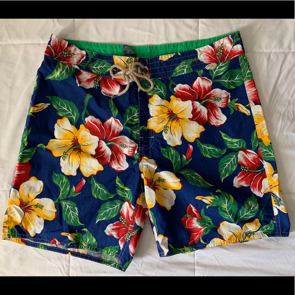 Ralph Lauren Floral Hawaiian Swim Shorts